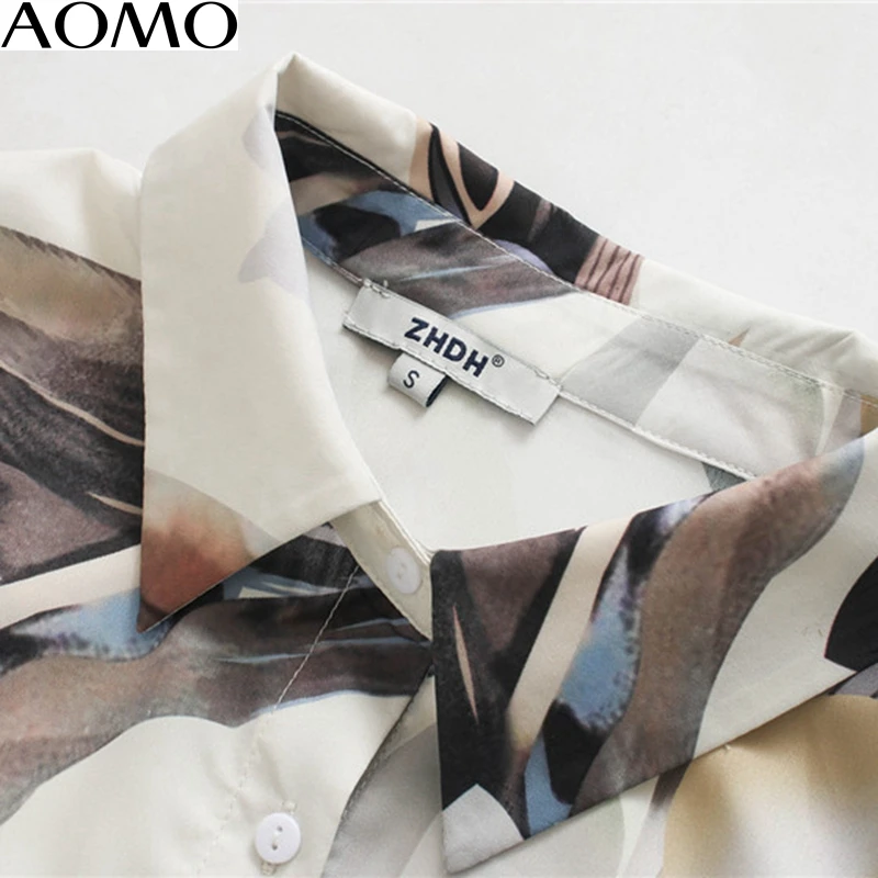 Женское шифоновое платье AOMO элегантное офисное средней длины с отложным