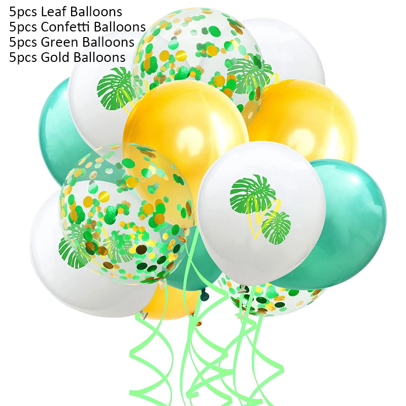 Фламинго баллоны Гавайские вечерние конфетти Воздушный баллон тематическая