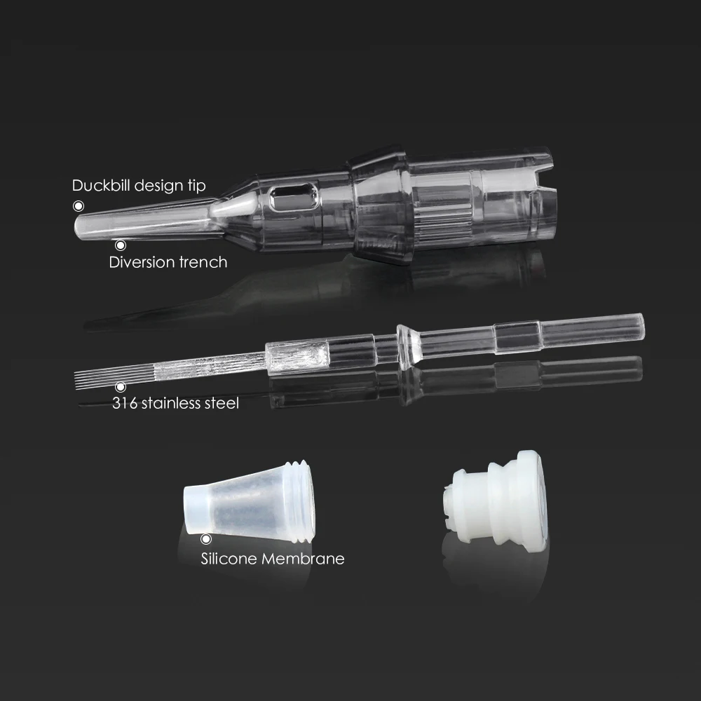 Картридж Thunderlord для тату-машинки 1R 7F перманентного макияжа | Красота и здоровье