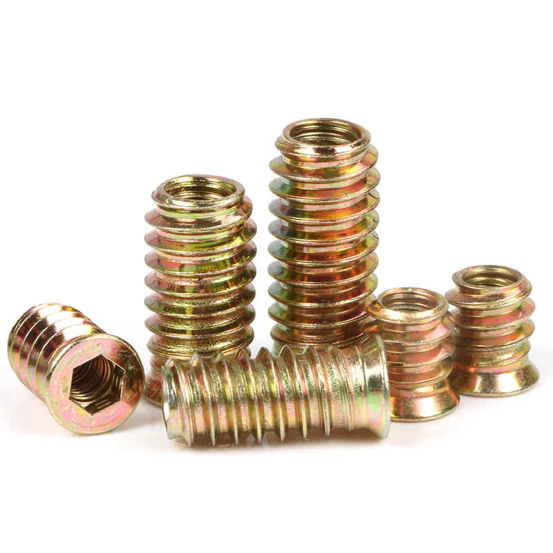 Фланцевая Шестигранная приводная головка мебельная гайка с метрической резьбой