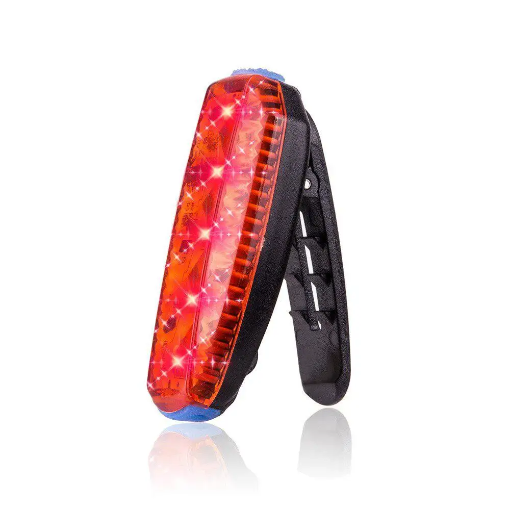 USB велосипедные светильник Перезаряжаемые горного велосипеда MTB велосипед зажим