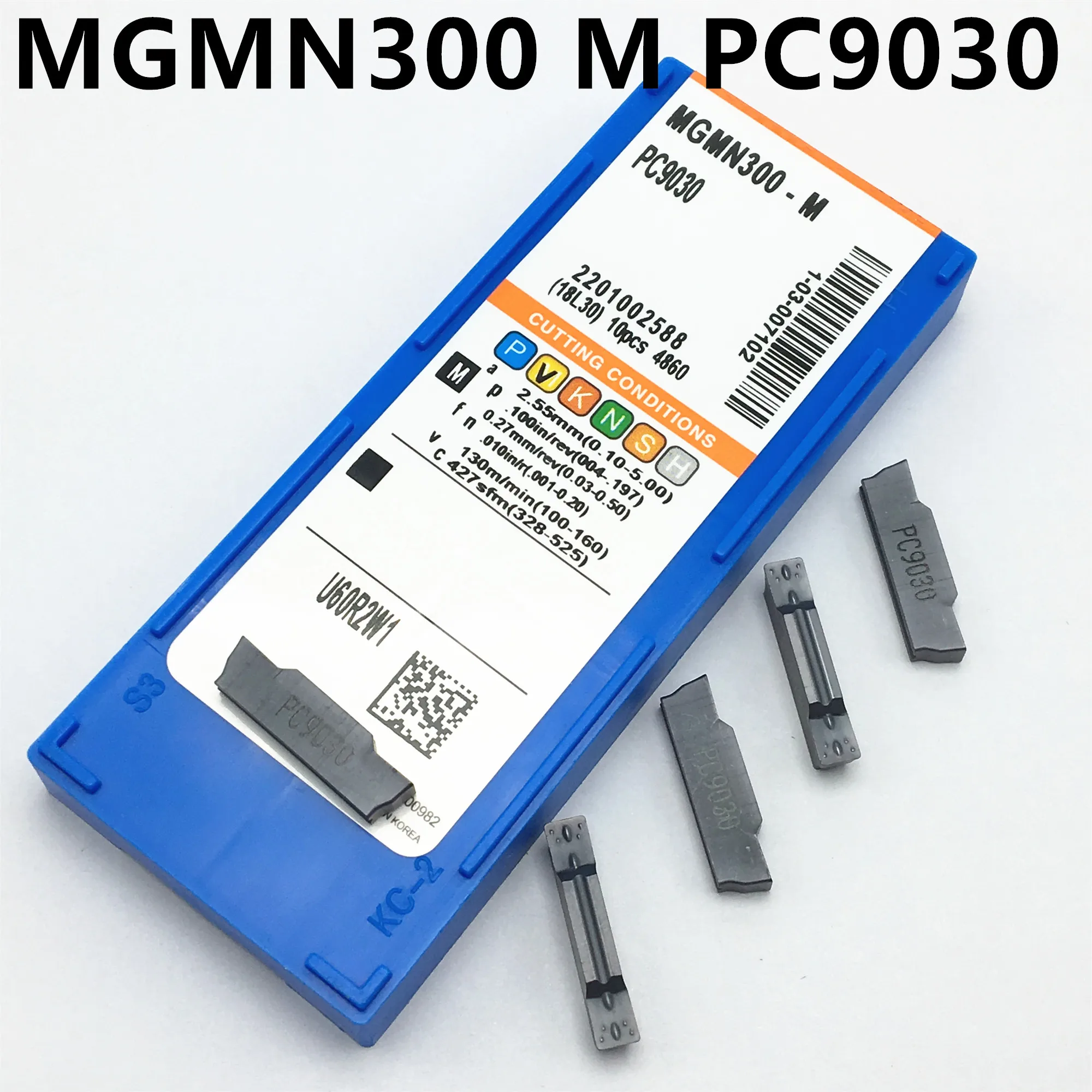 10 шт. карбидные вставки MGMN300 M PC9030 3 мм|Токарный инструмент| |