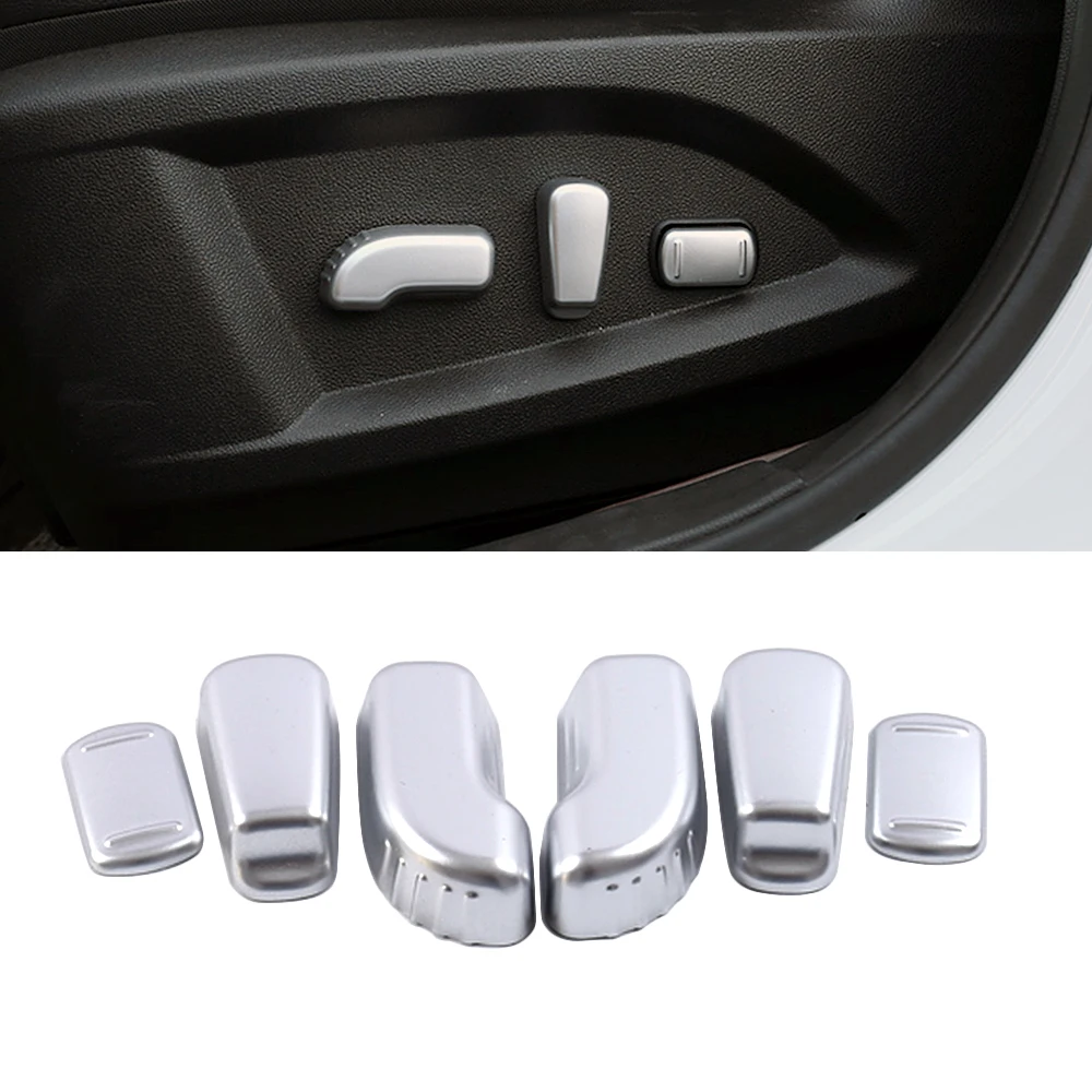 

For Renault Koleos 2017-2020 Seat Adjust Switch Button Knob Trim Cover Interior Moulding Decoration Sticker For Samsung QM6