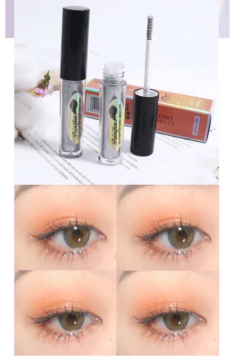 Звездное небо Алмазный тушь для ресниц быстросохнущая завивка густая Удлиняющая