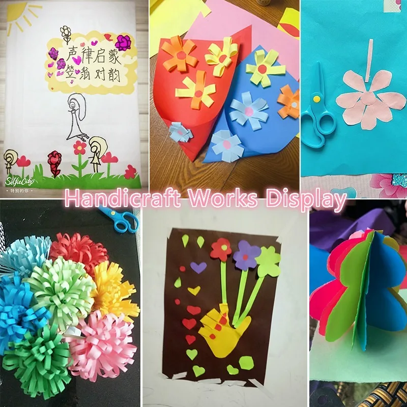 Цветная копировальная бумага A4 70 г офисная 100 смешанных цветов ручная вырезка