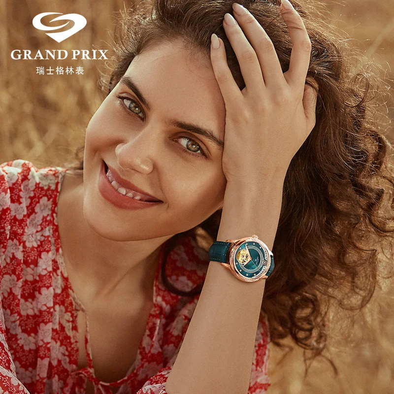 Часы наручные GRAND PRIX женские механические брендовые автоматические подарок для