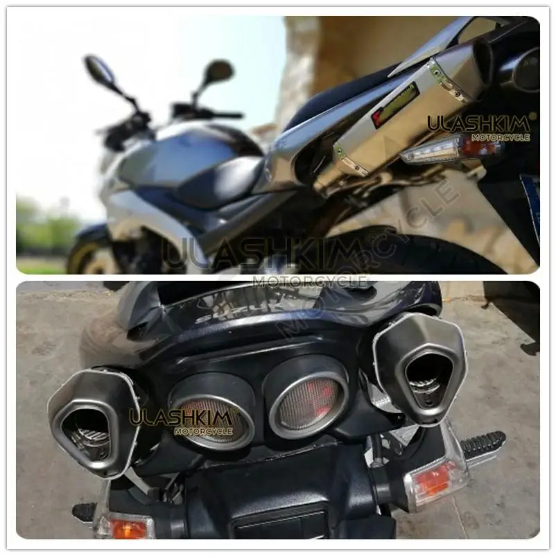 Полный глушитель выхлопной трубы мотоцикла Escape System Slip On для suzuki GSR400 GSR600 BK400 BK600 GSR BK