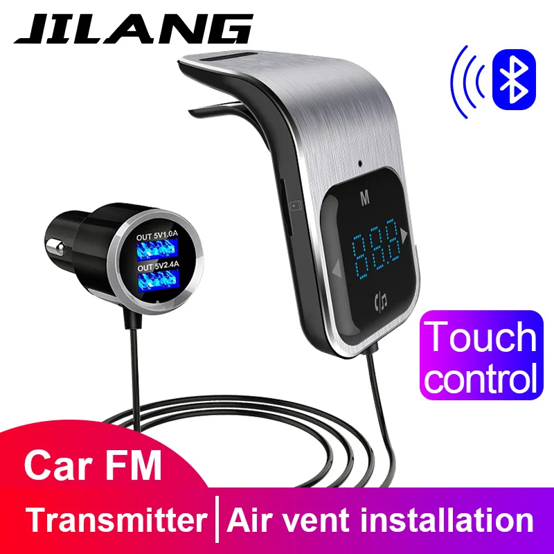 Fm трансмиттер Jiilang модулятор Bluetooth свободные руки Радио адаптер автомобильный