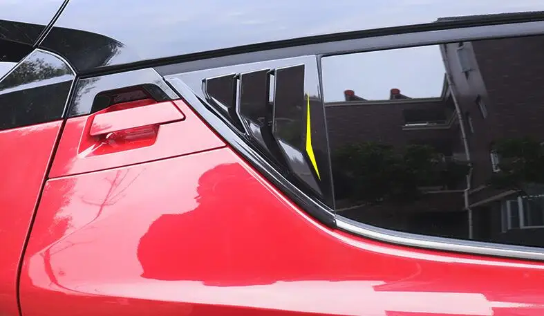 Для Toyota CHR 2019-2020 Седан ABS затемнения для задних дверей и окон жалюзи рама оконный