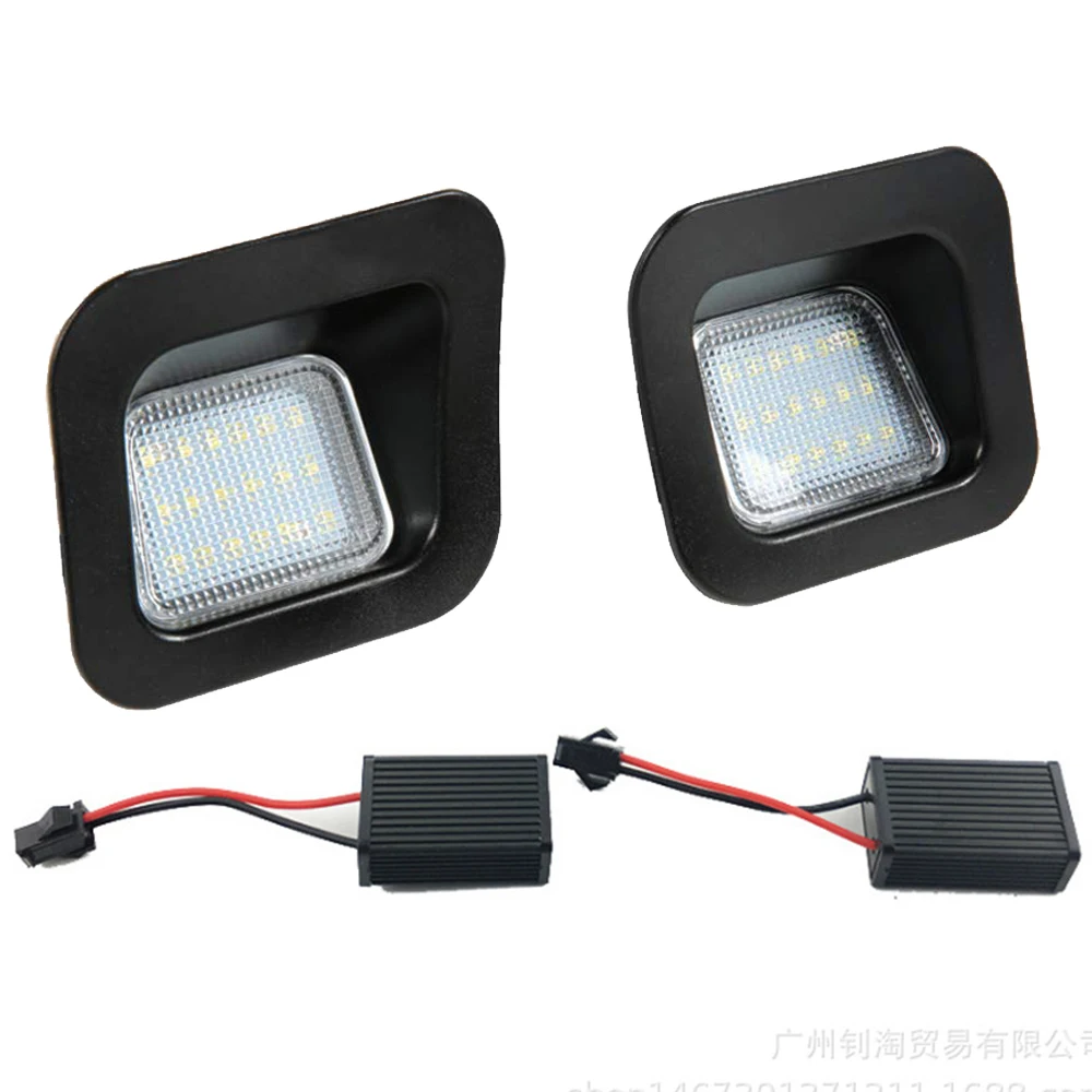 

2x LED For Dodge License Plate Light Pickup RAM 1500 2500 3500 LED License Auto Lighting White License Plate Light