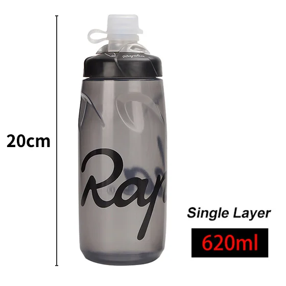 Gray 620ml Rapha Спортивная велосипедная бутылка для воды герметичная Ультралегкая ПП бутылка для воды 620/750 мл велосипедная бутылка для воды с замочком - Цвет: Gray 620ml