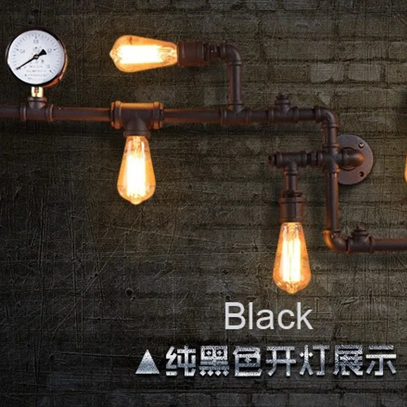 2015 г. настенная железная водопроводная лампа винтажный светильник для коридора