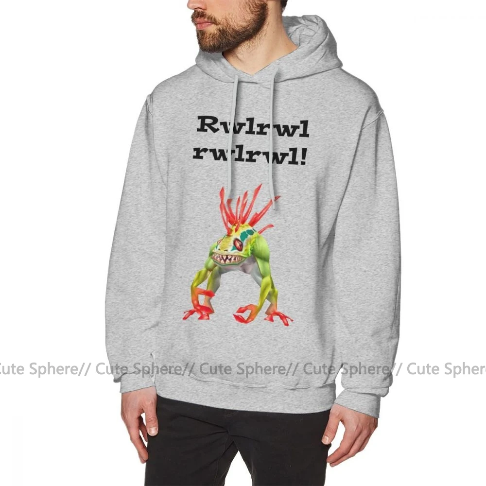 Murloc Толстовка Murloc толстовки Зимний хлопковый пуловер с капюшоном серый уличная XXX мужские с длинным рукавом милые толстовки - Цвет: Gray