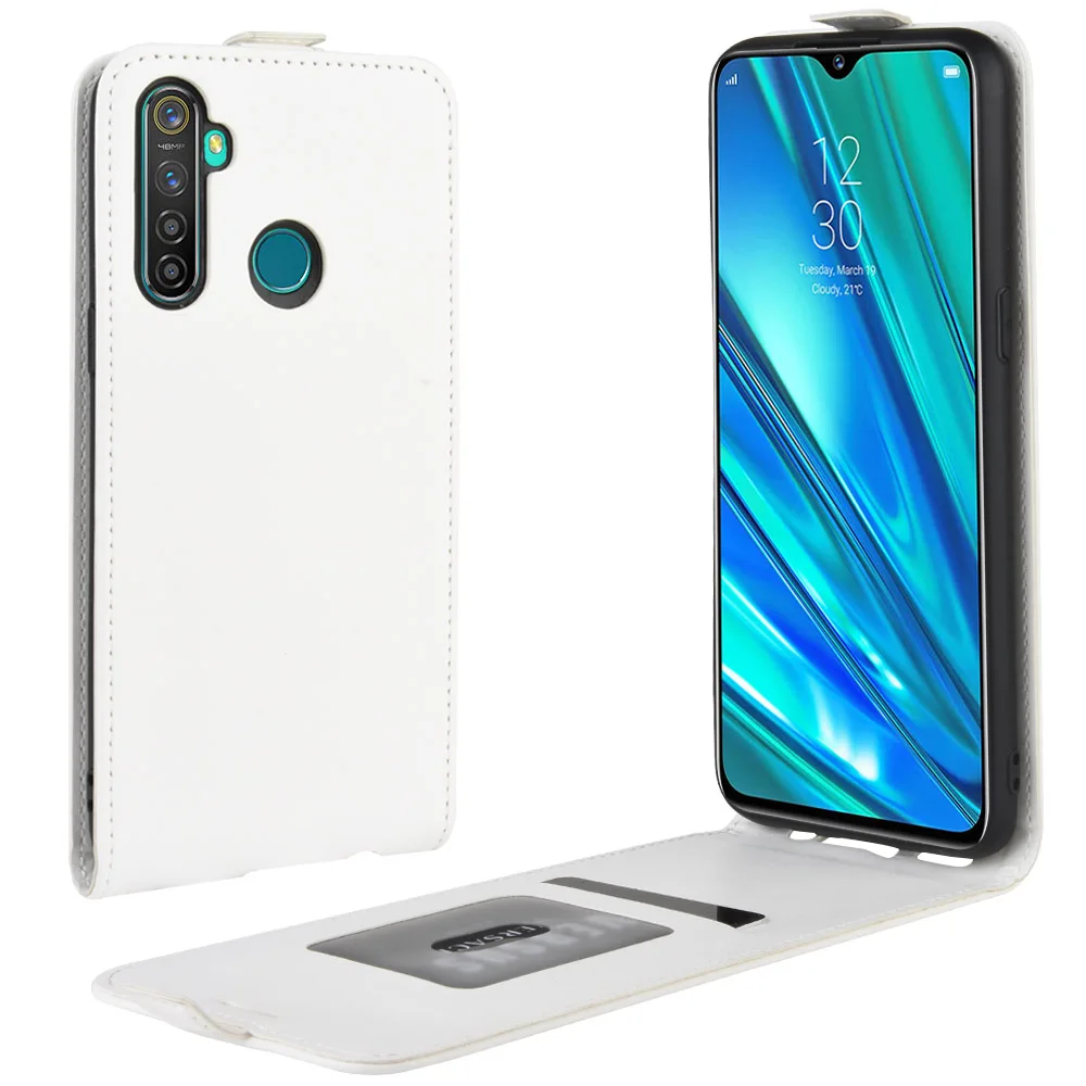 Кожаный чехол-книжка для OPPO Realme Q кожаный чехол-накладка 5 Pro чехол-кошелек