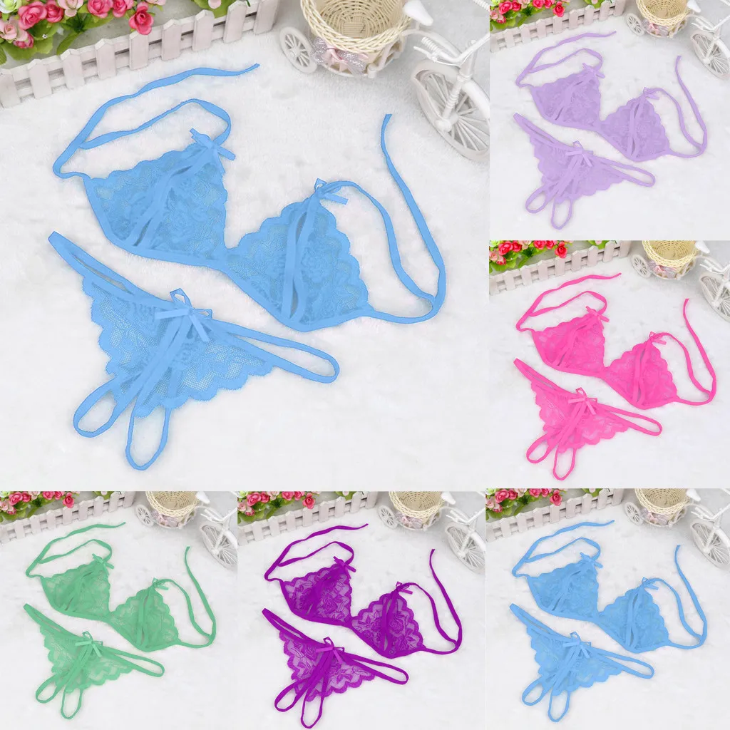 Большие размеры S 3XL комплект нижнего белья Белое Женское сексуальное кружевное