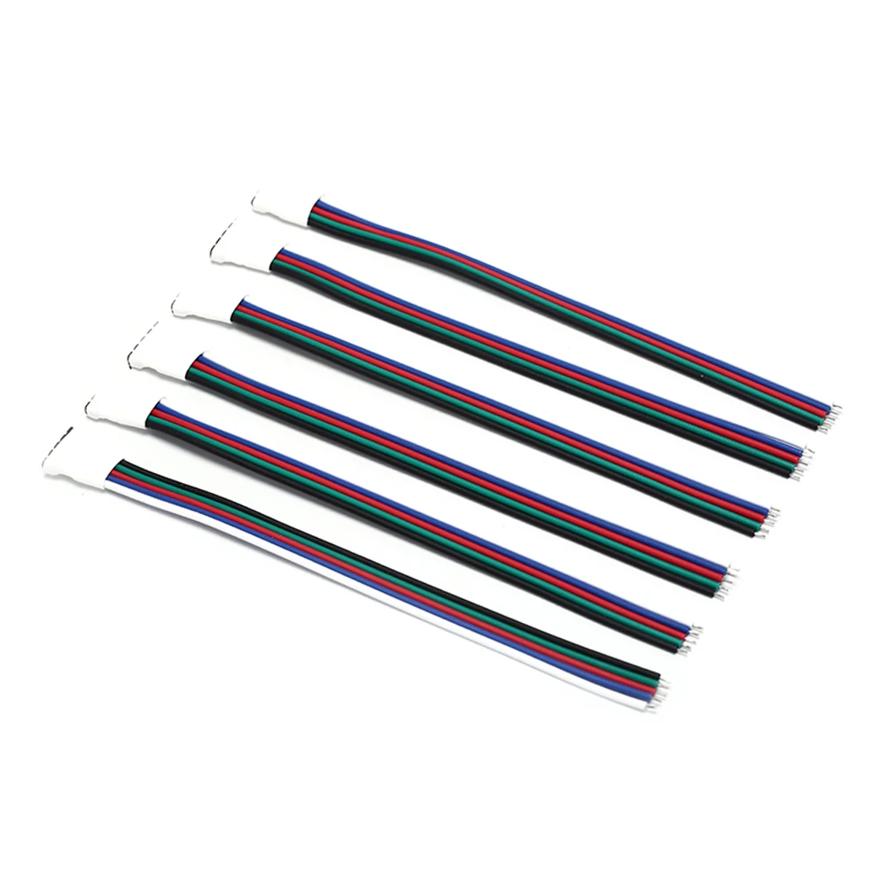 5 шт./лот 5pin 15 мм один разъем и двойной Бесплатная сварки разъема RGBW Светодиодная