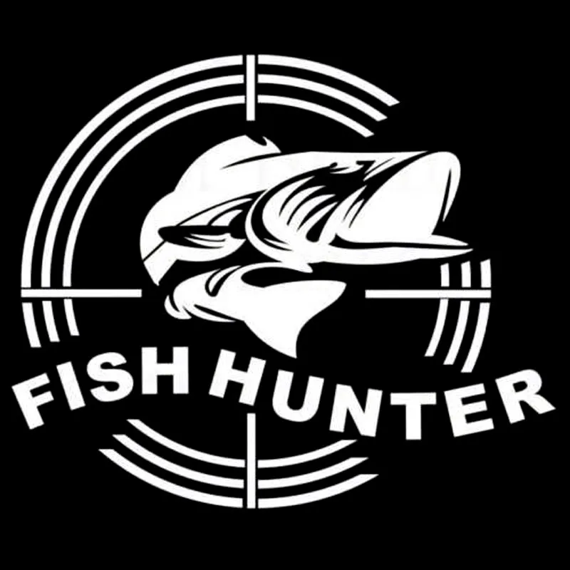 Aliauto креативные автомобильные стикеры Охотник за рыбами модные стильные