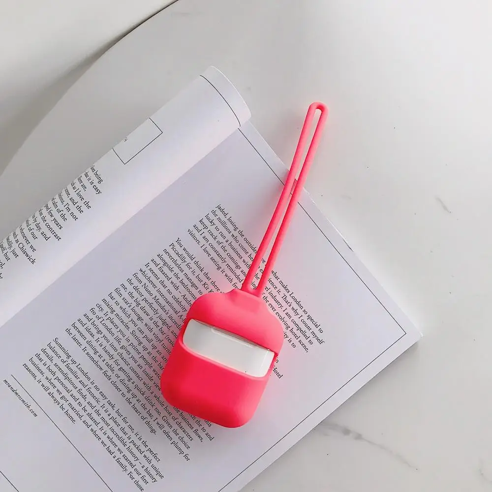 Красный Чехол для AirPods новейший для бега спортивный защитный чехол для Air pods i12 i30 i7s i9s i11 Tws беспроводной чехол для наушников - Цвет: Красный