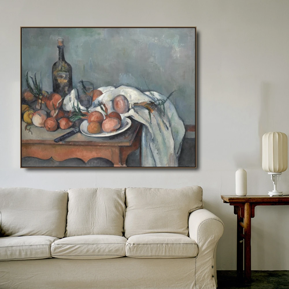 Натюрморт с луком от Cezann Картина на холсте фотография для гостиной спальни