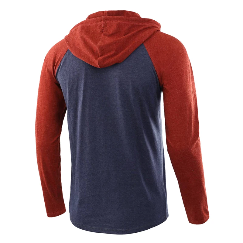 

2021new Spring thin hoodies men sweatshirt Solid color Casual Patchwork Gym men's sweatshirts Hooded Tops