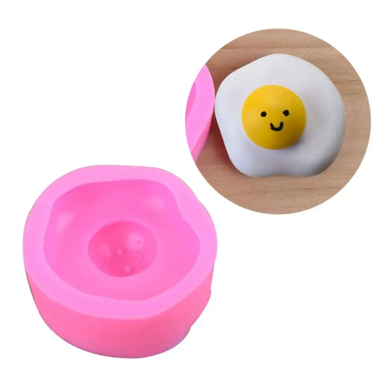 Форма из смолы с изображением милого улыбки и яичницы форма для брелока