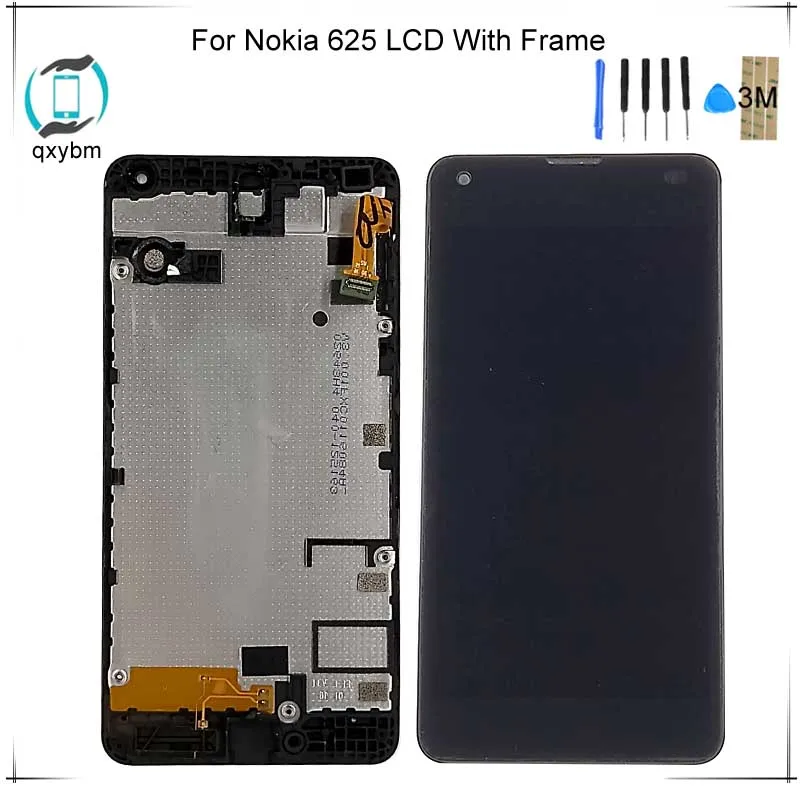 4 7 дюймов для Nokia Lumia 625 ЖК дисплей экран с рамкой монитор панель модуль Repaire