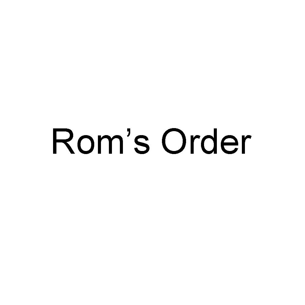 

Rom order