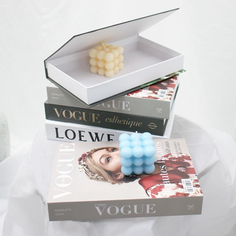 

Openable Fake Book Luxury Fashion Decoration Book New Hot Sale Home Decoration Accessories for Living Room Accept Customization