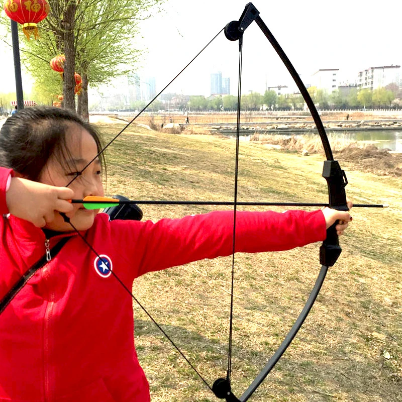

Professional 10 Lb Recurve Bow M021 Children's Bow Set Outdoor Shooting Hunting Bow Practice Sports Children Bow and Arrow