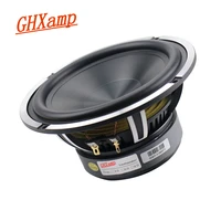 ghxamp 6 5 inch waterproof woofer speaker car horn cast aluminum basin frame bass shock ceramic basin 4ohm 50w 46hz 1pcs