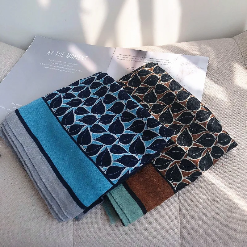 Женский шарф женские свитера 2018 зимний клетчатый в виде буйвола |