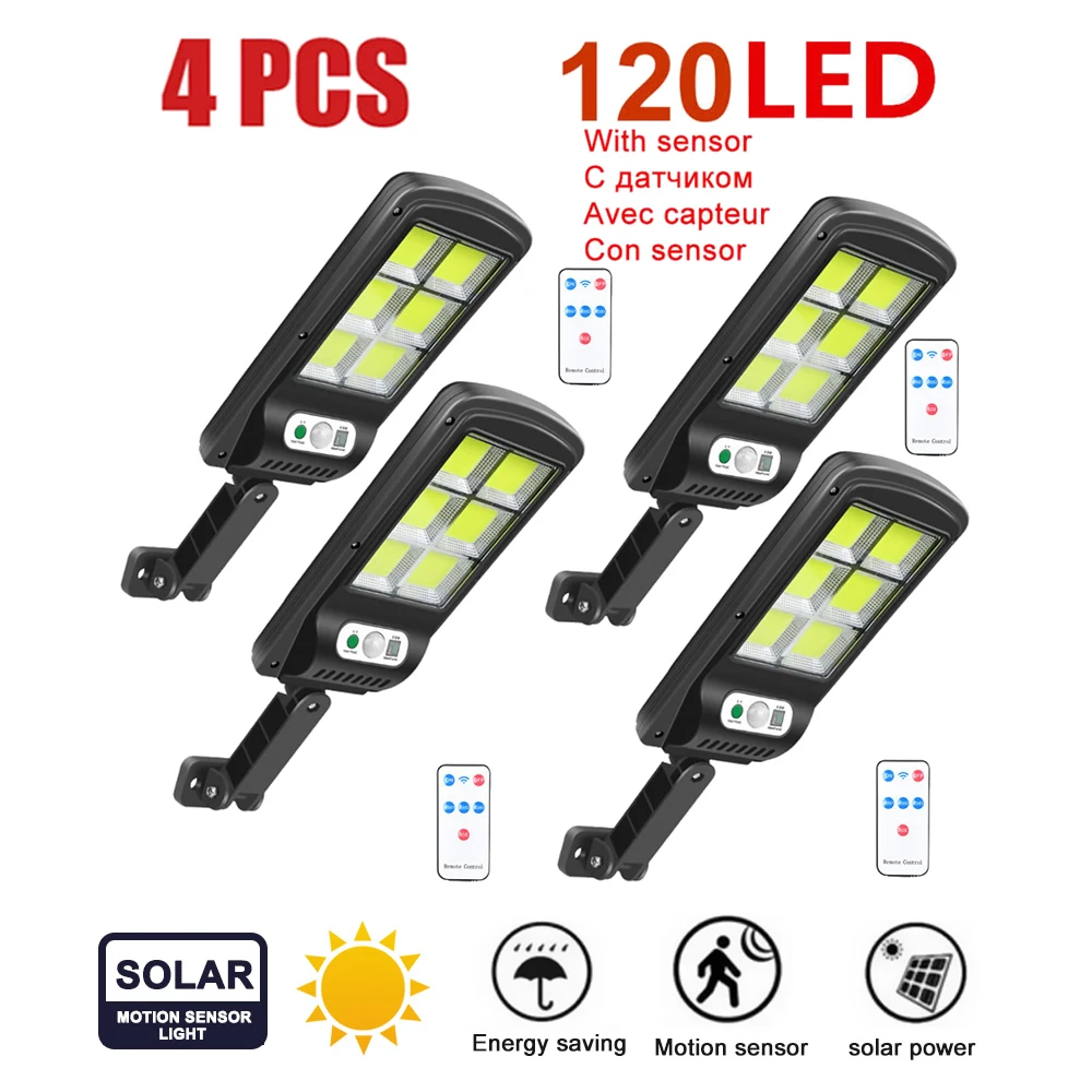 

tabular oblong powerful 6 Head Solar Pendant Light Outdoor Indoor Solar Lamp For Camping Garden Yard motion sensor waterproof ro