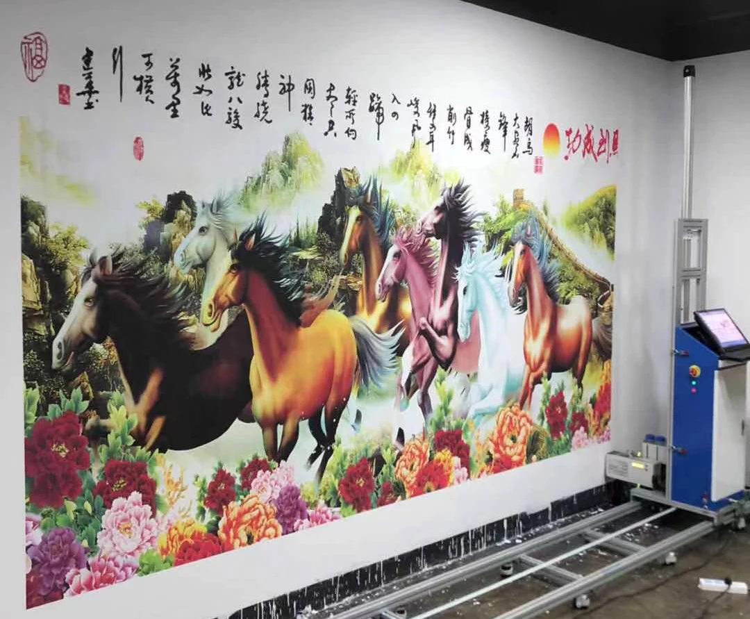 High Resolution Vertical Direct To Wall Inkjet Printer