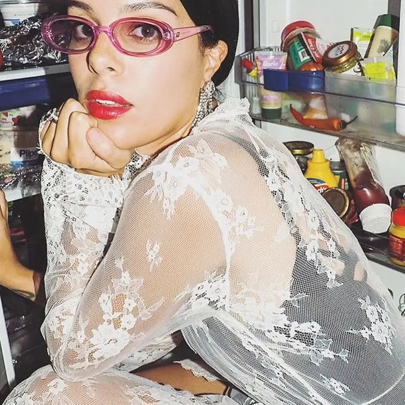 Солнцезащитные очки в овальной оправе женские модные солнцезащитные популярные