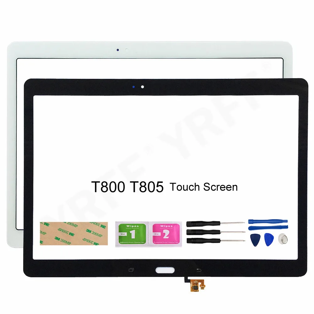 

Сенсорный экран 10,5 дюйма для Samsung Galaxy Tab S T800 T805 SM-T800, сенсорный экран с цифровым преобразователем, стеклянные Запчасти для планшетов