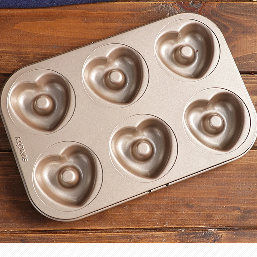 6 отверстий пончик форма печенье антипригарная для пончиков печь выпечки лоток