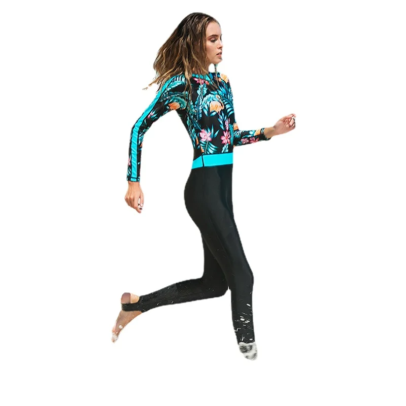 Женский слитный купальник для дайвинга SBART Солнцезащитный Быстросохнущий тонкий