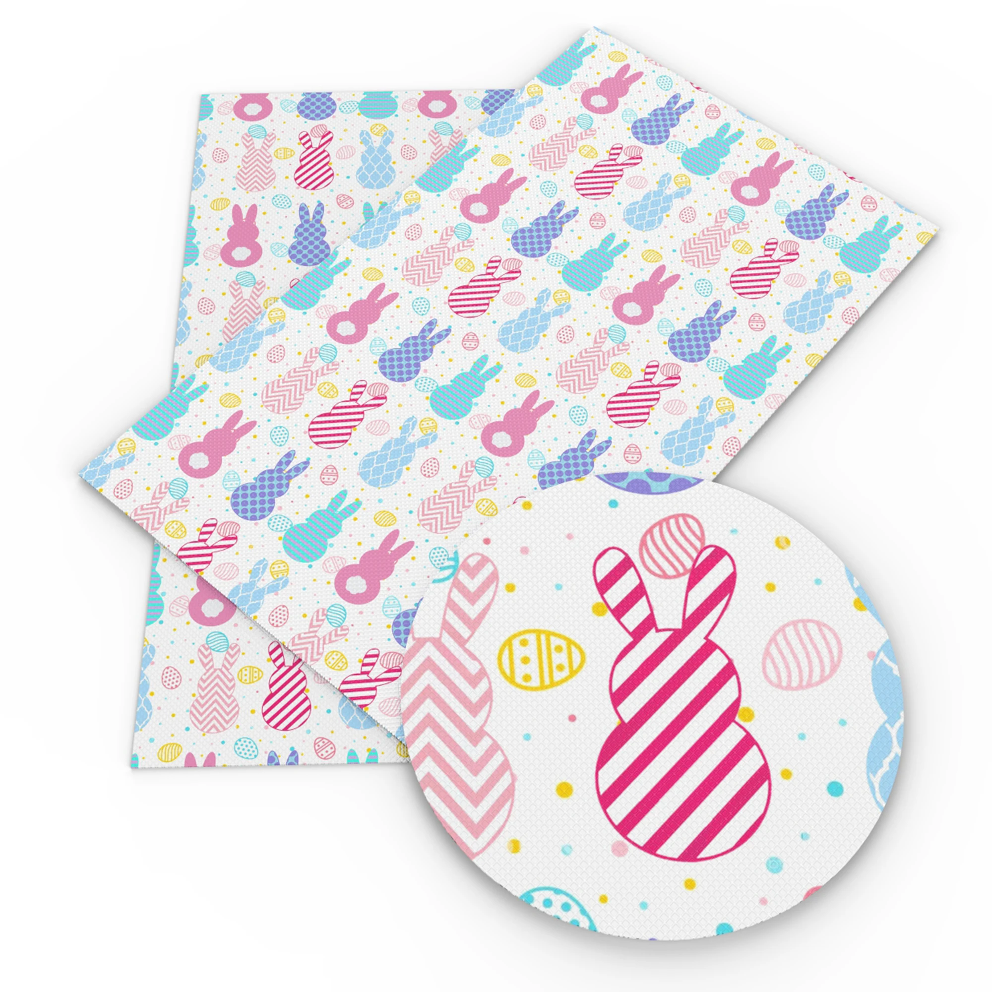 Гладкие листы из искусственной кожи праздничная ткань с бантом в виде яйца