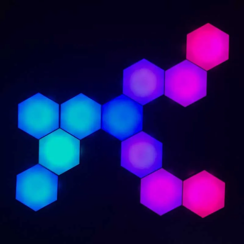 [Объект] nanoleaf светодиодный шестигранный настенный светильник модульный s