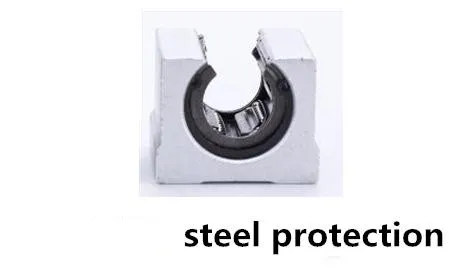 Стандартный подшипник скольжения SBR12UU медная втулка стальная защита линейный