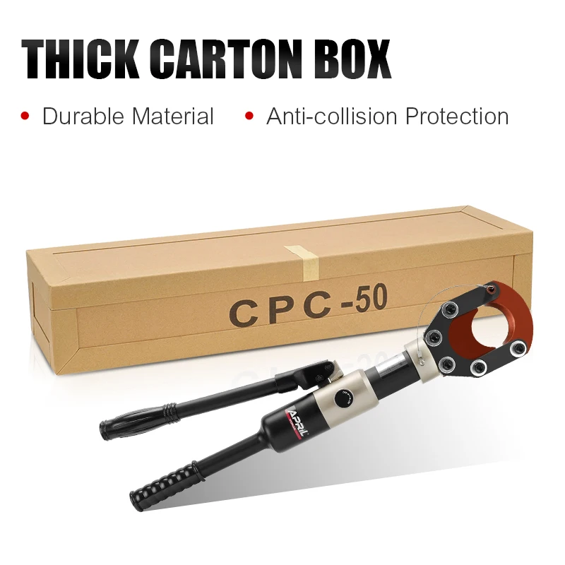 Ручной гидравлический резак для кабеля 7 тонн Встроенный кабель ножницы медный