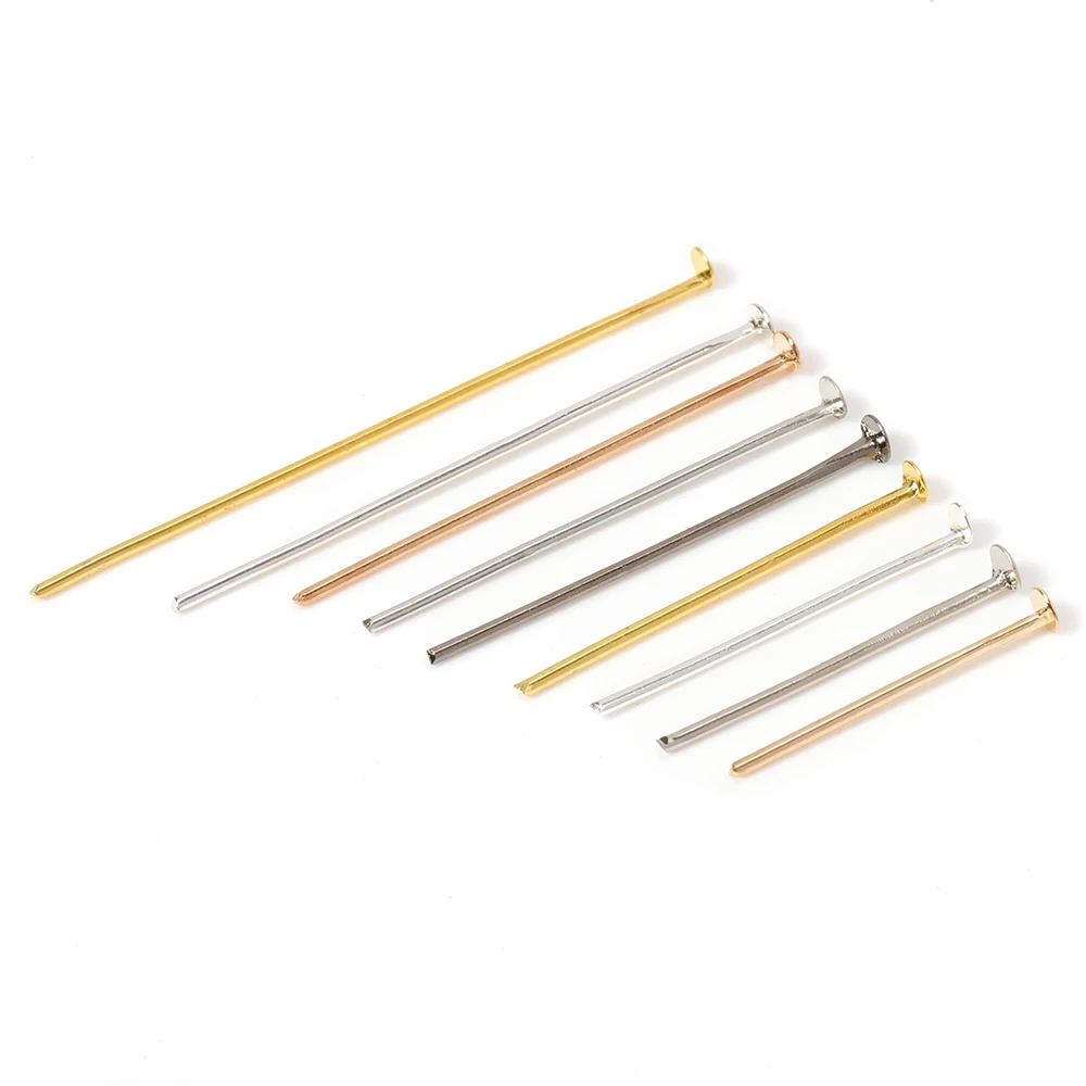 200 шт./пакет 18 70 мм с плоским носком шпильки штифты аксессуары для бижутерии