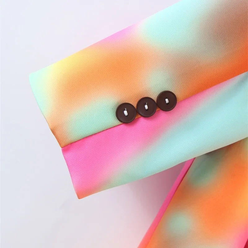 

New double breasted tie dyed suit in autumn 2020