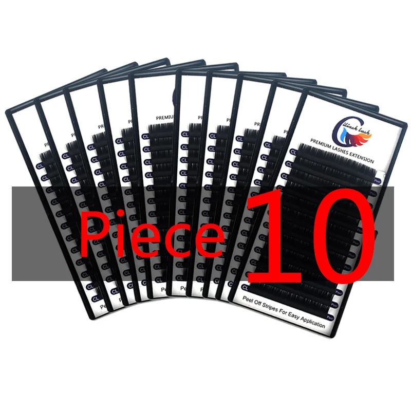 Реснички ресницы всех размеров 10 чехлов завивка BCD корейские шелковые