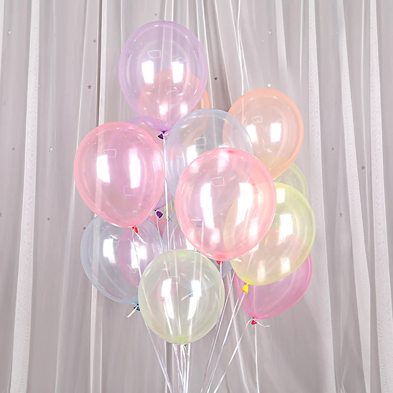 Прозрачный шар 100 шт. красочный хрустальный товары для дня рождения гелиевые шары