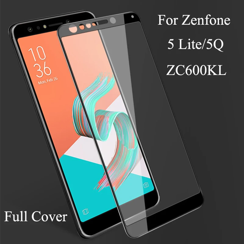 5Q ZC600KL стекло полное покрытие для ASUA Zenfone 5 Lite закаленное Защита экрана lite|Защитные