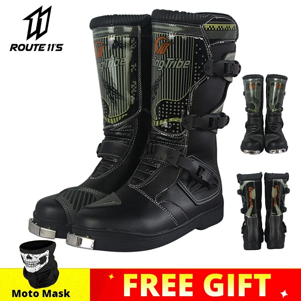 Мотоциклетные ботинки PRO BIKER для мужчин водонепроницаемая обувь из искусственной