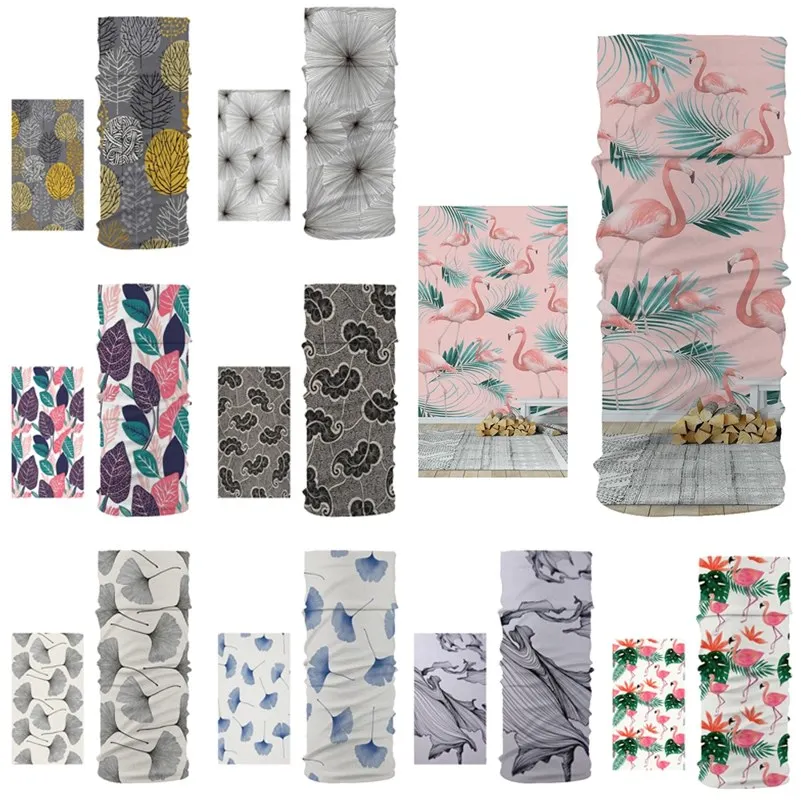 Новый Фламинго листья велосипедная бандана шарф Для мужчин женщин головы Уход за