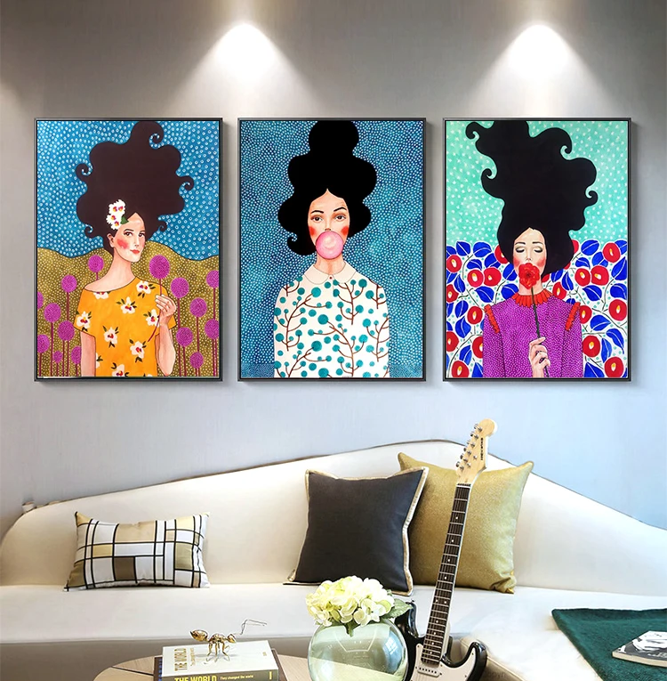 

Картина на холсте, настенные картины, красивая женская Картина на холсте, художественная картина для гостиной, настенные картины HD, декор дл...