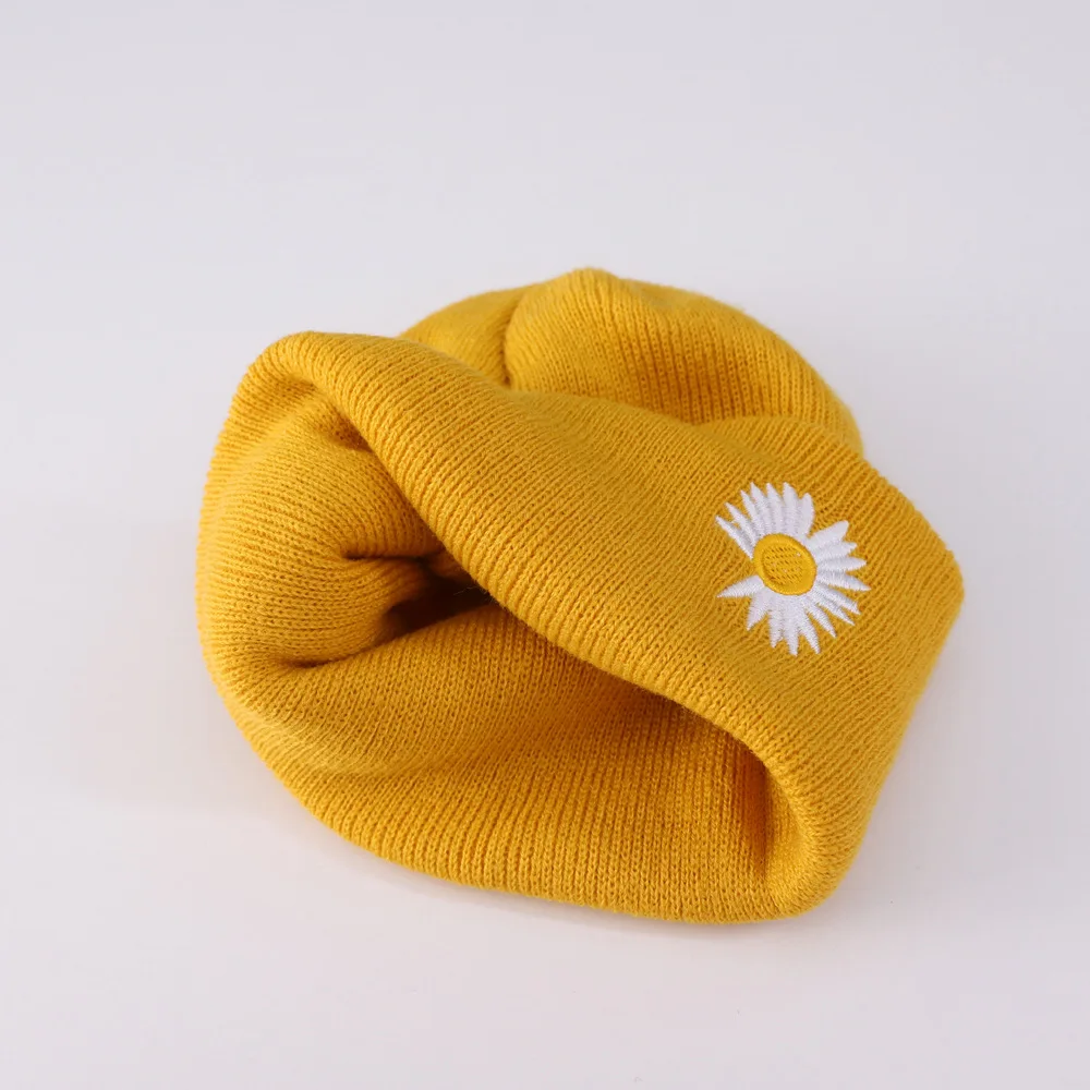 

New Fashion Children Hat For Girls Autumn Winter Baby Knitted Hats Beanies For Boys Hip Hop Hats Warm Knitted Kids Dance Cap